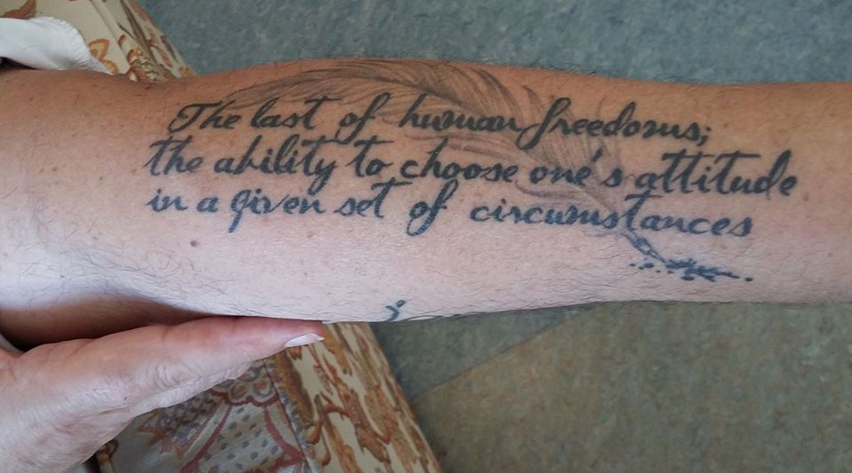 Left and Right Arm Tattoo Quotes