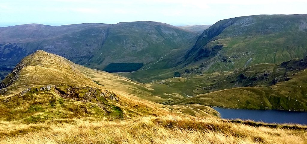 Blea Water and long ridge down to Haweswater.
